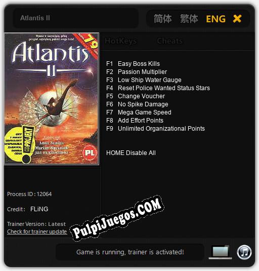 Entrenador liberado a Atlantis II [v1.0.8]