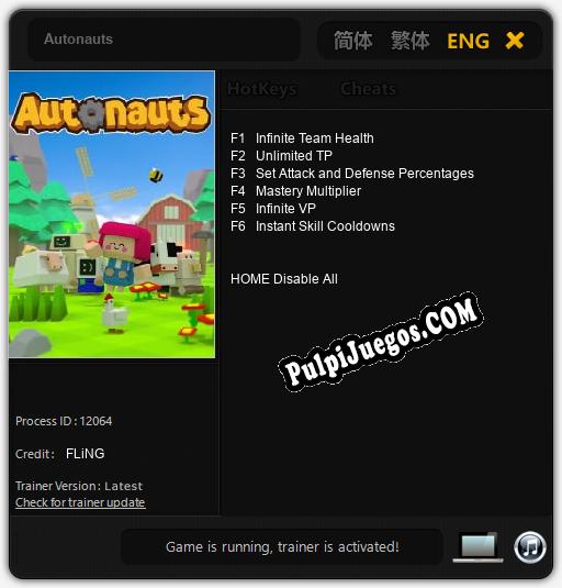 Autonauts: Trainer +6 [v1.5]