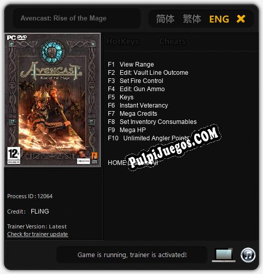 Entrenador liberado a Avencast: Rise of the Mage [v1.0.6]