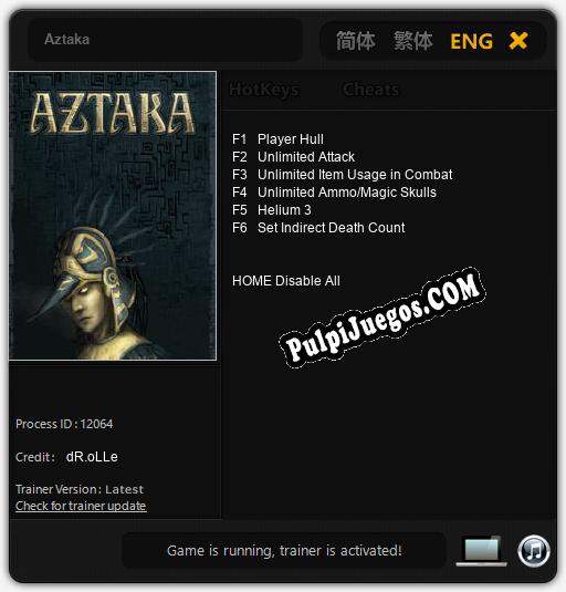 Entrenador liberado a Aztaka [v1.0.7]