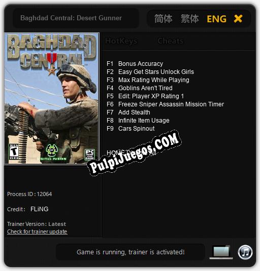 Entrenador liberado a Baghdad Central: Desert Gunner [v1.0.6]