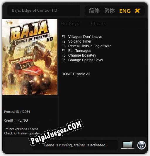 Baja: Edge of Control HD: Cheats, Trainer +6 [FLiNG]