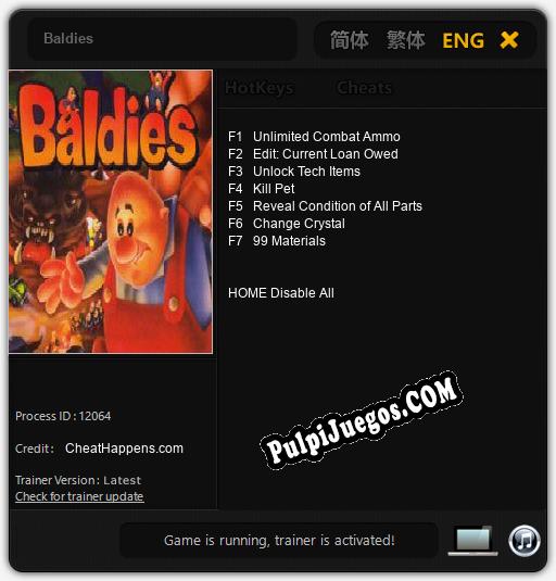 Entrenador liberado a Baldies [v1.0.9]