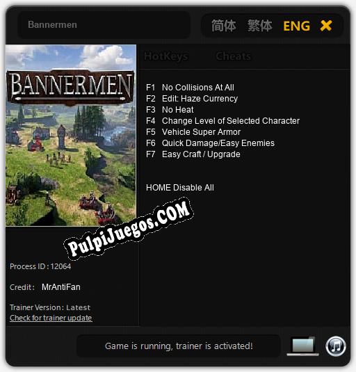 Bannermen: Treinador (V1.0.60)