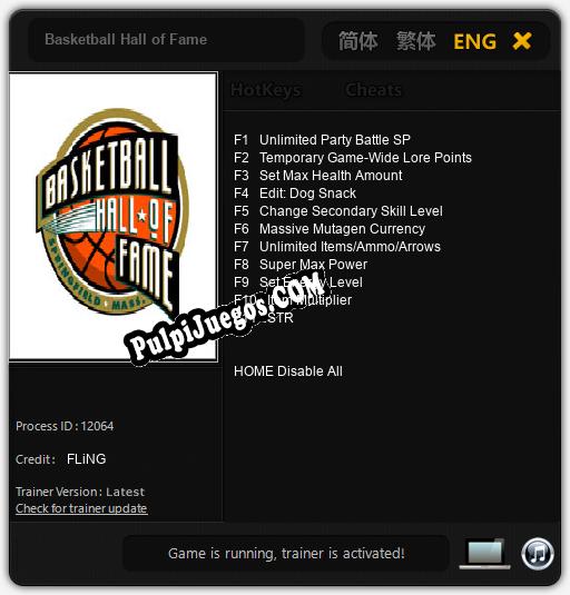 Basketball Hall of Fame: Cheats, Trainer +11 [FLiNG]