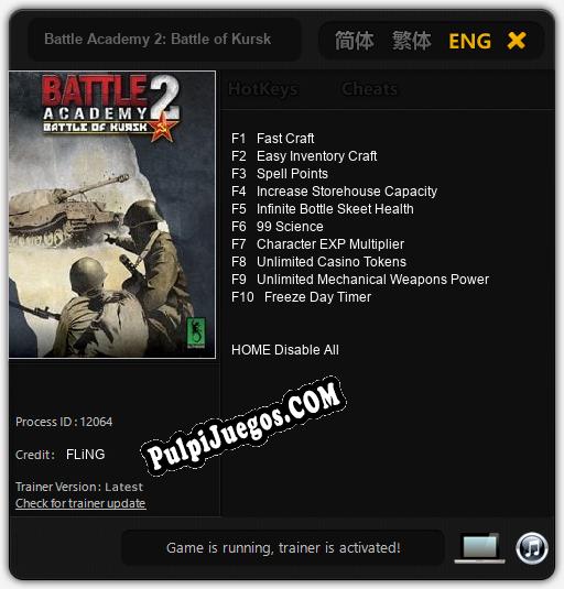 Battle Academy 2: Battle of Kursk: Trainer +10 [v1.7]