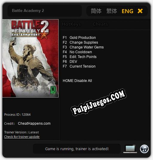 Entrenador liberado a Battle Academy 2 [v1.0.4]