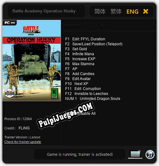 Battle Academy Operation Husky: Treinador (V1.0.28)