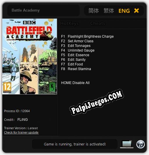 Battle Academy: Cheats, Trainer +8 [FLiNG]