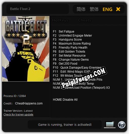 Entrenador liberado a Battle Fleet 2 [v1.0.5]