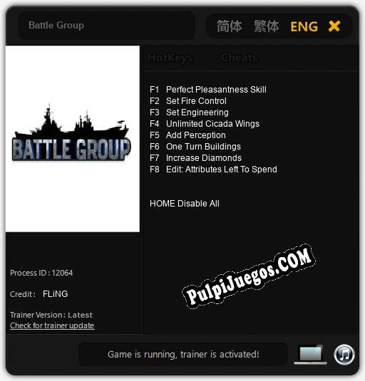 Battle Group: Trainer +8 [v1.8]