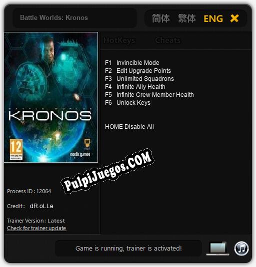 Battle Worlds: Kronos: Treinador (V1.0.68)