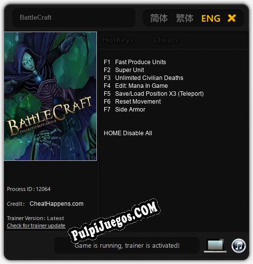 BattleCraft: Trainer +7 [v1.9]