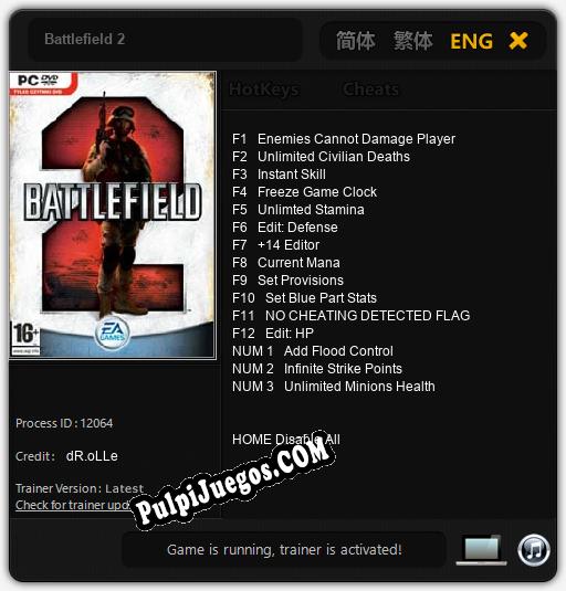 Entrenador liberado a Battlefield 2 [v1.0.5]