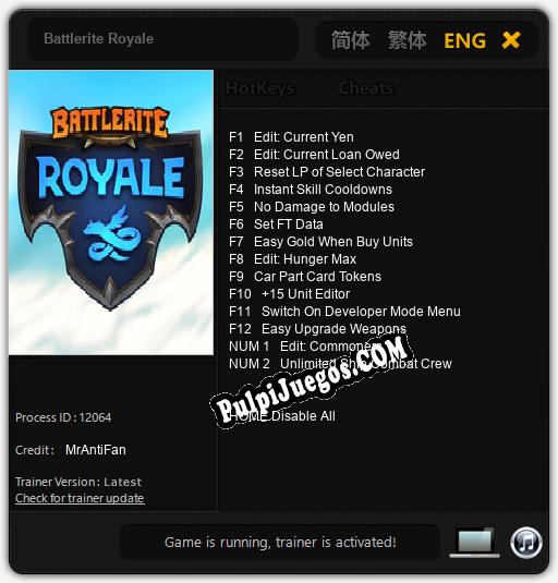 Battlerite Royale: Trainer +14 [v1.4]