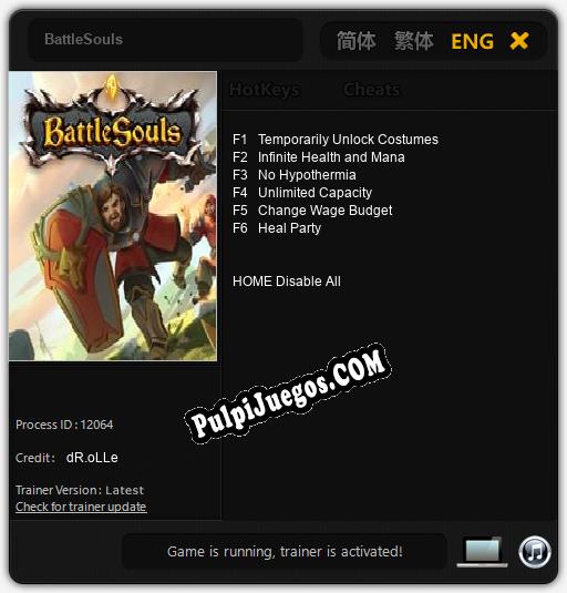 Entrenador liberado a BattleSouls [v1.0.3]