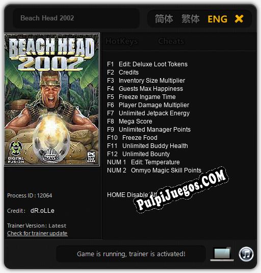 Beach Head 2002: Treinador (V1.0.39)