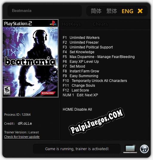 Beatmania: Cheats, Trainer +13 [dR.oLLe]