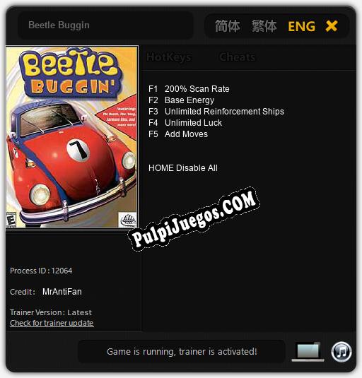 Entrenador liberado a Beetle Buggin [v1.0.9]