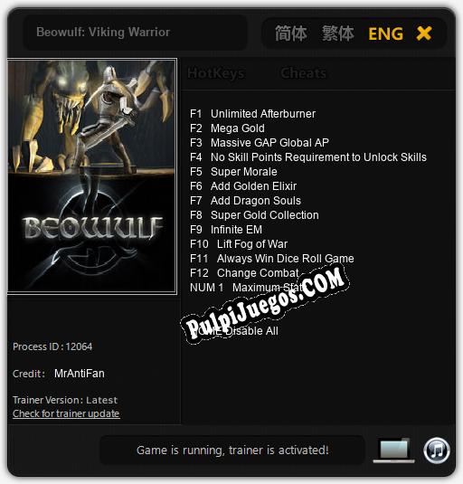 Beowulf: Viking Warrior: Cheats, Trainer +13 [MrAntiFan]