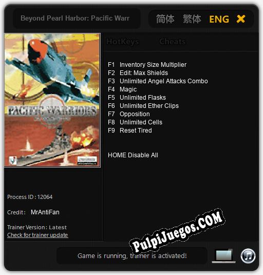 Beyond Pearl Harbor: Pacific Warriors: Cheats, Trainer +9 [MrAntiFan]