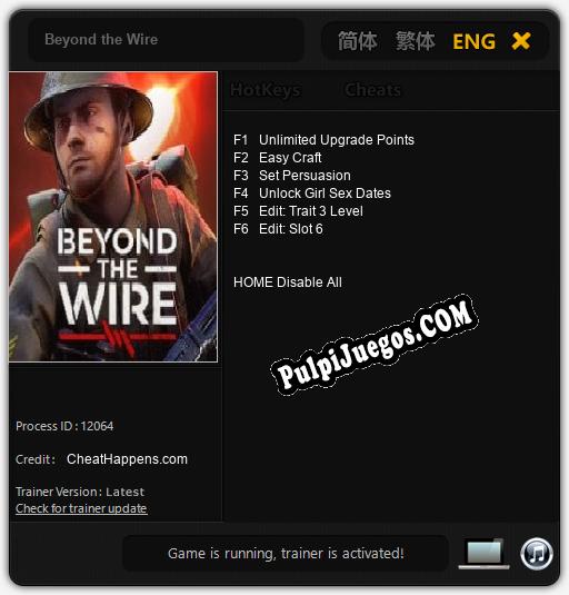 Entrenador liberado a Beyond the Wire [v1.0.4]