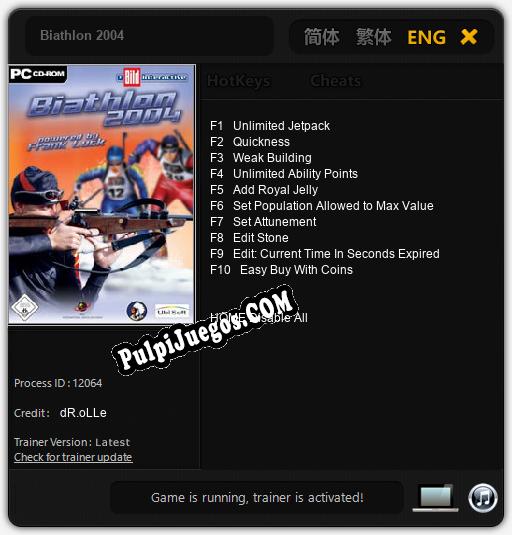 Entrenador liberado a Biathlon 2004 [v1.0.9]