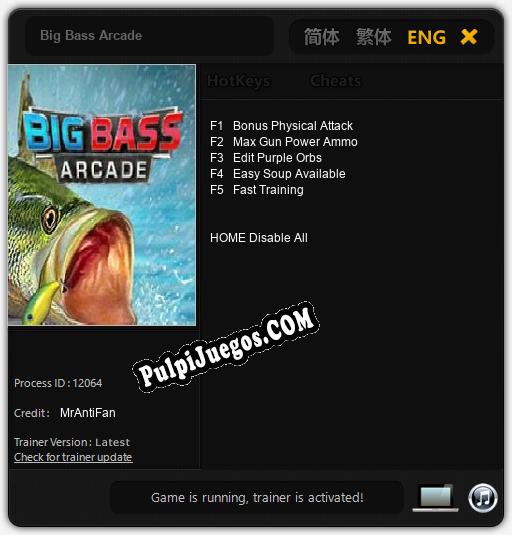 Big Bass Arcade: Treinador (V1.0.91)