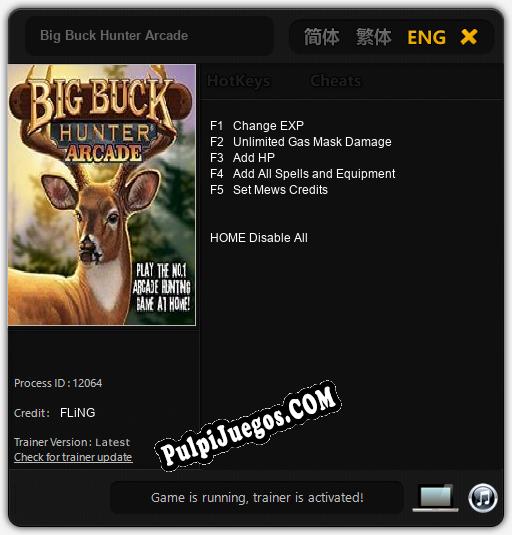 Big Buck Hunter Arcade: Cheats, Trainer +5 [FLiNG]