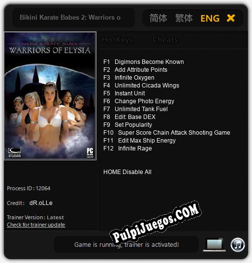 Entrenador liberado a Bikini Karate Babes 2: Warriors of Elysia [v1.0.8]