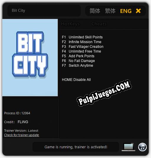 Bit City: Trainer +7 [v1.8]