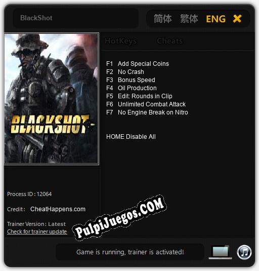 BlackShot: Trainer +7 [v1.7]