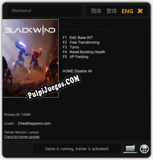 Blackwind: Treinador (V1.0.58)