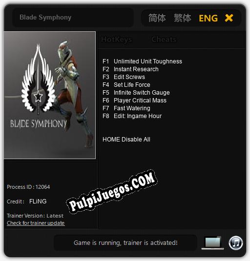 Entrenador liberado a Blade Symphony [v1.0.2]