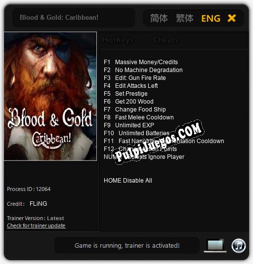 Entrenador liberado a Blood & Gold: Caribbean! [v1.0.7]