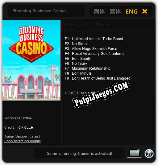 Blooming Business: Casino: Cheats, Trainer +9 [dR.oLLe]