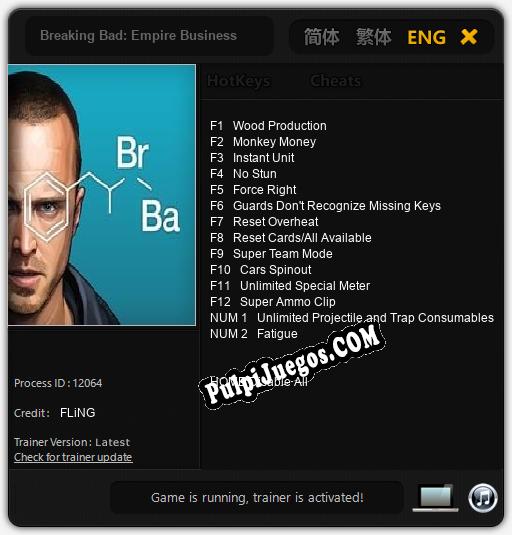 Breaking Bad: Empire Business: Cheats, Trainer +14 [FLiNG]