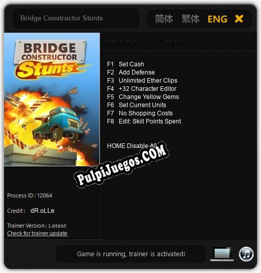 Bridge Constructor Stunts: Treinador (V1.0.41)