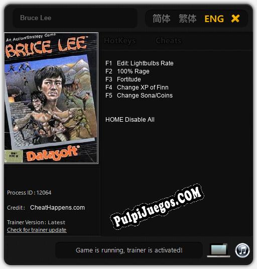 Entrenador liberado a Bruce Lee [v1.0.8]