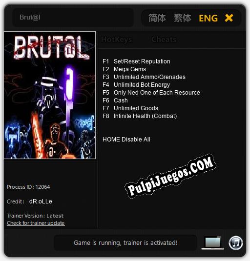 Brut@l: Treinador (V1.0.25)