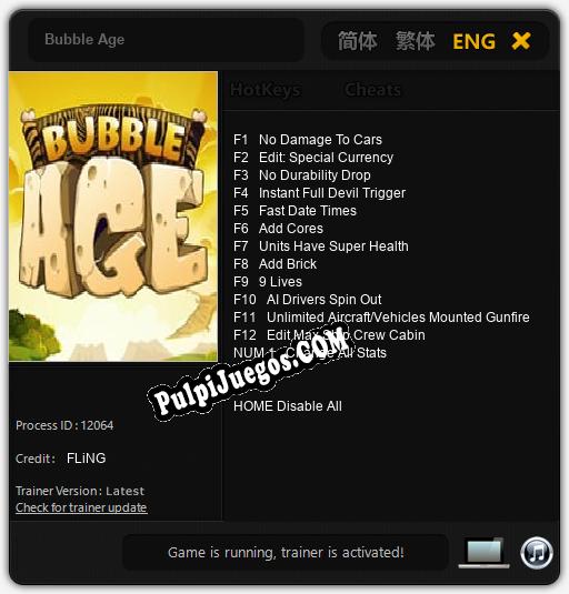 Entrenador liberado a Bubble Age [v1.0.3]