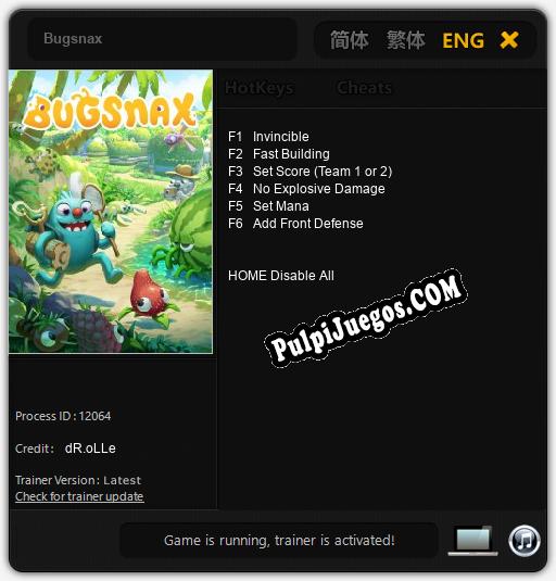 Entrenador liberado a Bugsnax [v1.0.5]