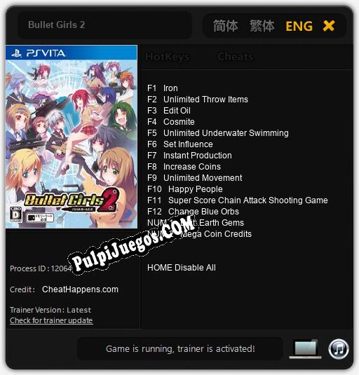 Bullet Girls 2: Cheats, Trainer +14 [CheatHappens.com]