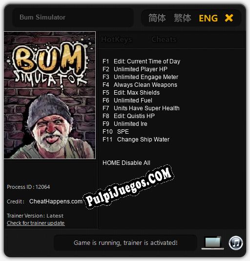 Entrenador liberado a Bum Simulator [v1.0.5]