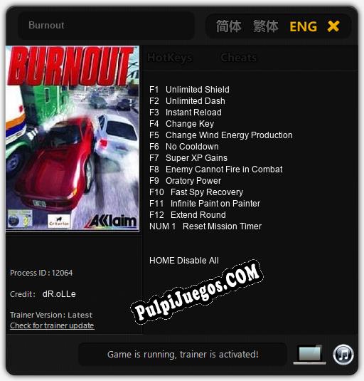 Entrenador liberado a Burnout [v1.0.6]