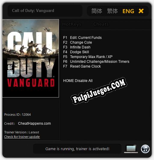 Call of Duty: Vanguard: Cheats, Trainer +7 [CheatHappens.com]