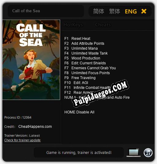 Call of the Sea: Trainer +13 [v1.9]