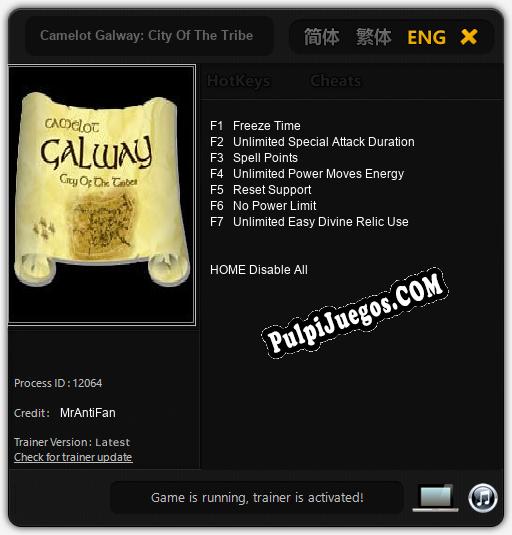 Camelot Galway: City Of The Tribes: Cheats, Trainer +7 [MrAntiFan]