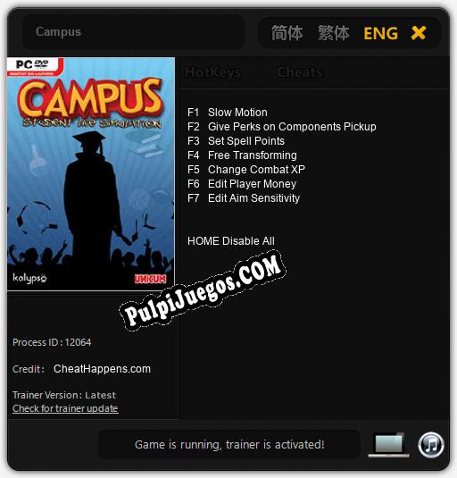 Entrenador liberado a Campus [v1.0.7]