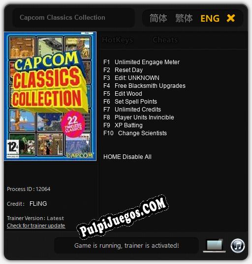 Capcom Classics Collection: Trainer +10 [v1.1]